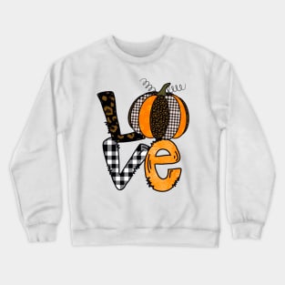 Love Fall Design Crewneck Sweatshirt